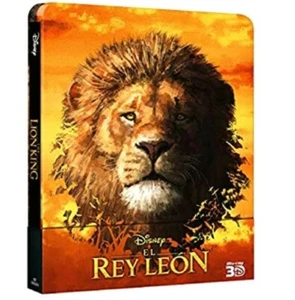 EL REY LEON BLU-RAY 3D + BLU-RAY 2D PRECINTADO ENVÍO CERTIFICADO STEELBOOK - Imagen 1 de 3