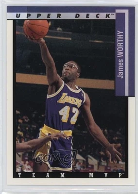 Jugador Más Valioso del Equipo Upper Deck 1993-94 James Worthy #TM13 HOF Foto 1 de 2