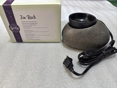 Scentsy Zen Rock Element Wax Warmer Electric Scent Melt Aromatherapy Stone Decor - Image 1 of 4