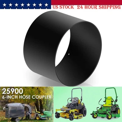 Manguera acoplador 25900 de 6 pulgadas para cortacésped de giro cero con chip-N-Vacs Agri-Fab Mow-N-Vacs Foto 1 de 4