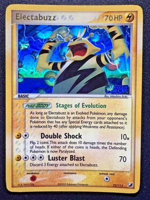 Misprint Electabuzz 22/115 EX Unseen Forces Pokemon Card Reverse Holo Near Mint - Image 1 of 4