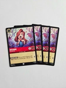 Roxanne Powerline Fan 113/204 Playset 4 cards - Fabled Lorcana - Picture 1 of 1