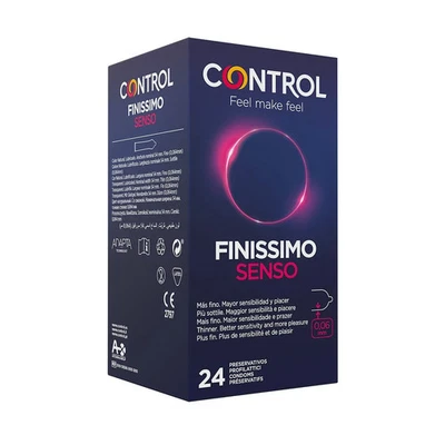 Control Finissimo Senso Preservativi Sottili 0.06 mm 24 Pacco anonimo - Immagine 1 di 4