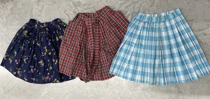 Minifalda vintage hecha a mano, para mujer línea A estilo años 60 70, mod moda lote de 3 - Imagen 1 de 7