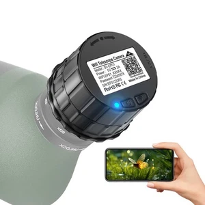 WiFi Telescope Camera Eyepiece: 64GB Wireless Electronic Eyepiece, 1.5" Scree... - Picture 1 of 7