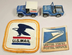 Vintage Matchbox U.S. Mail And Patch Lot 1976 Lesney Superfast Mail Jeep Truck - Picture 1 of 9