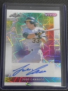 Leaf Vivid 2023 Jose Canseco Autograph 1/1 - Picture 1 of 2