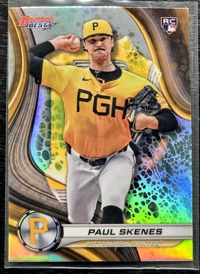 Bowman's Best RC Paul Skenes Rookie 2024 refractor cromado #53 Foto 1 de 2