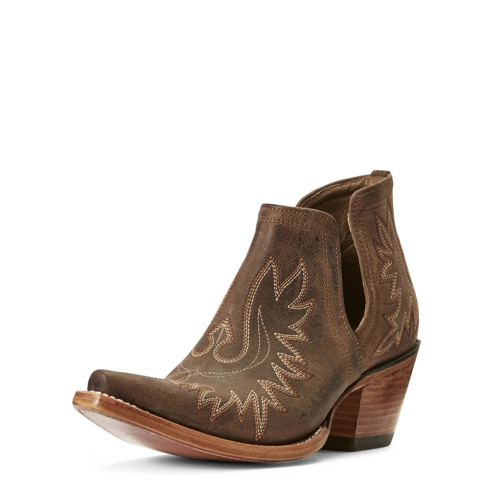 Ariat Dixon Western Boot – Women’s Cowgirl Weathered Brown Size 9 B