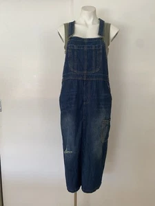 One Teaspoon PINAFORE Dress Bib n Brace Blue DENIM Sz S 10/12 - Picture 1 of 6