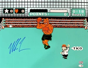 Mike Tyson Signed 16x20 Boxing Punch Out Photo JSA QR Hologram - Picture 1 of 2