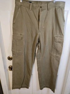 Polo Ralph Lauren Herren 36x30 Grün Baumwolle Cargo Hose Khaki Preppy Klassisch - Bild 1 von 7