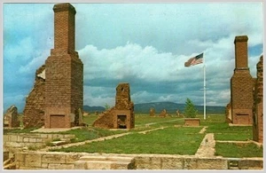 1960s Fort Union NM Officer Ruins Color King Postcard Americana - Picture 1 of 2