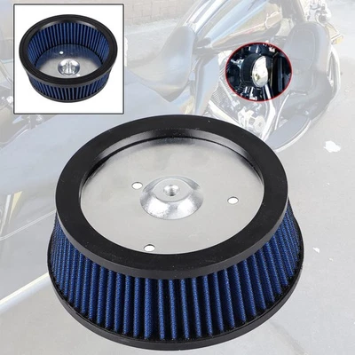 Elemento de filtro de filtro de aire Sucker para Harley Softail Deuce FXSTD Road King Dyna Foto 1 de 4