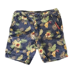Superdry International Shorts Men’s Floral Chino Multicoloured Medium L W34 - Picture 1 of 18