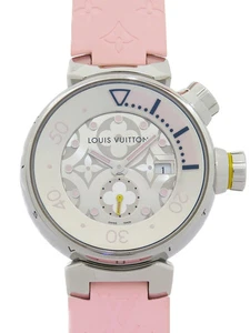 RELOJ LOUIS VUITTON TAMBOUR BUCEO Q131M CUARZO ROSA ACERO INOXIDABLE MUJER F/S - Imagen 1 de 9