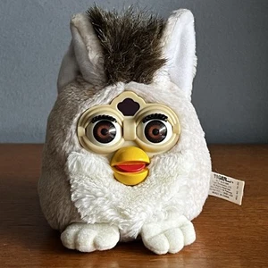Vintage Furby Buddies Tiger 1999 Bean Bag Soft Toy - Picture 1 of 7