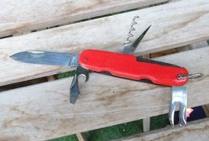 ROSTFREI CLAP FOLDING KNIFE MULTITOOL NAVAJA MADE GERMANY VINTAGE - Imagen 1 de 12