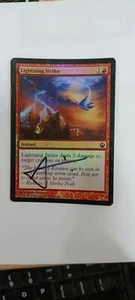 Lightning Strike - Foil - Theros English MTG Magic SINGED - Picture 1 of 2