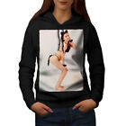 Wellcoda Cosplay Hot Girl Sexy Womens Hoodie, Woman Casual Hooded Sweatshirt