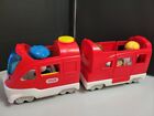 Fisher price little people friendly  passengers  red train light up sounds ...