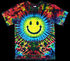 T-Shirt Gr.S - 5XL kurzarm handgefrbt Hippie Tie dye Batik Flower Power Goa NEU