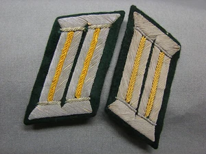 GERMAN WW2  ARMY  CAVALRY  OFFICER'  COLLAR TABS -ORIGINAL - Picture 1 of 2