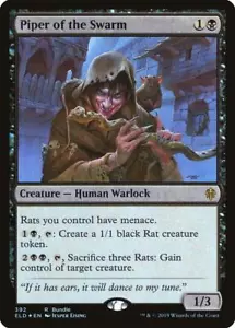 Piper of the Swarm - MTG Rare Foil Promo - Commander Rat Rats Deck NM - Picture 1 of 1