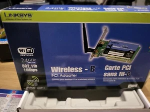 LINKSYS CISCO 2.4 GHz 802.11b  WMP11  V4 , WIRELESS-N PCI ADAPTER   - Bild 1 von 13