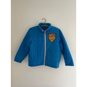 Retro Youth Puffer Jacket W/Vintage Gullwing Army Patch Size 8 Skateboarding - Picture 1 of 12