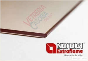 Vetro CERAMICO x stufa a legna ( NORDICA Rosetta ) 31,3cm x 22 cm spessore 4mm - Foto 1 di 2