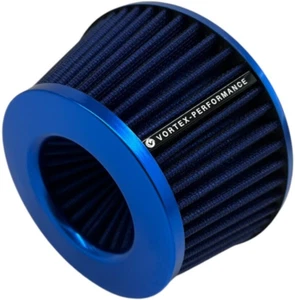 Air Filter SHORT 3 3.5 4 inch inlet High Flow small slim BLUE - Imagen 1 de 22