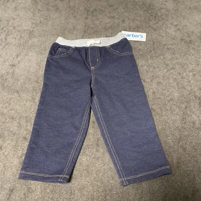 Pantalones vaqueros elásticos azul marino Carter's 24 meses bebé niño Foto 1 de 4