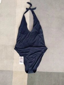 TOMMY HILFIGER zendaya ONE PIECE LADIES SWIMSUIT NAVY XL 14 BRAND NEW cost €109 - Picture 1 of 9