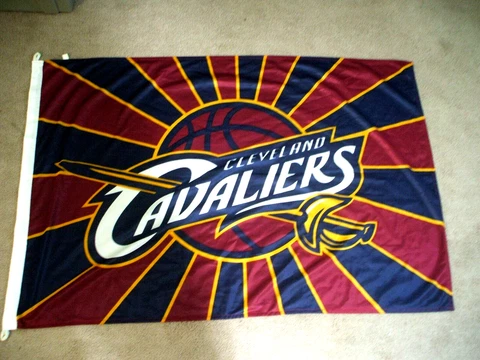 Cavs FLAG 40L 28W " Cleveland Cavaliers Banner American Basketball VGC Cover