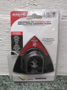 Diablo 3-1/2 in. 20-Grit Universal Fit Carbide Grit Oscillating Sanding Plate - Picture 1 of 4