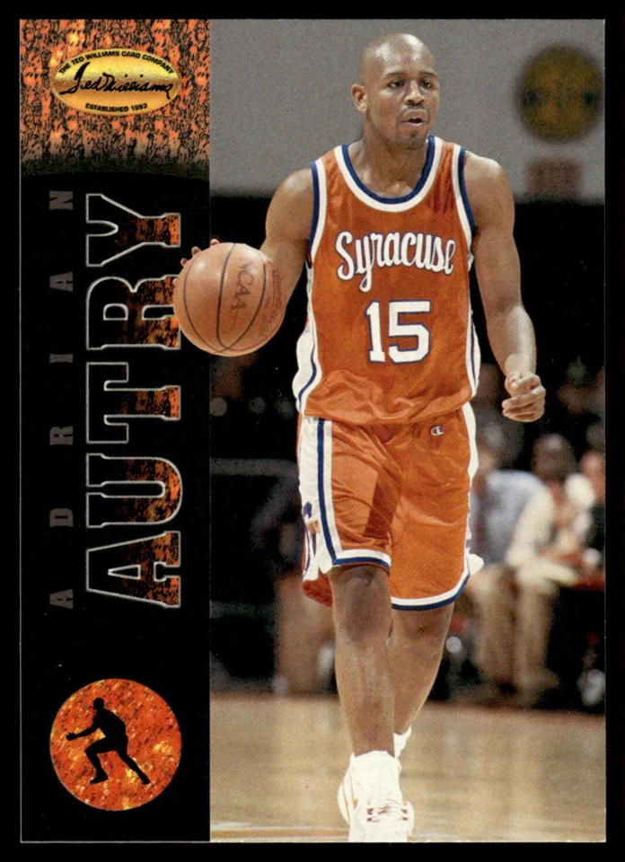 1994-95 Ted Williams #2 Adrian Autry Syracuse Orangemen - Image 1 of 2