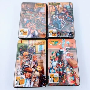 Crayola Crayones Completo Edición Limitada Juego de 4 Latas NUEVO PRECINTADO 48 Colores Retirados - Imagen 1 de 8