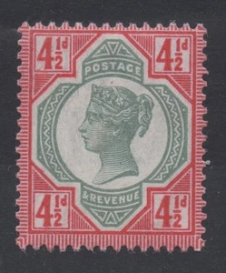 Vic - SG206. 4 1/2d karminrot/grün. Sehr schön unmontiert postfrisch. - Bild 1 von 1