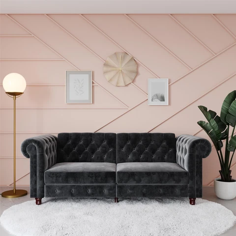 Felix Chesterfield Coil Sofa Futon Cover