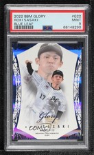 2022 BBM Premium Glory NEO Blue Foil /50 Roki Sasaki #G22 PSA 9 MINT
