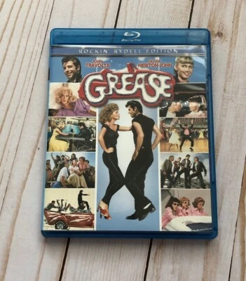 Grease Blu Ray Rocking Rydell Edition Movie John Travolta Olivia Newton-John - Image 1 of 3