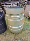 Used Large Plastic Barrel Water Butt/Container. No Lid