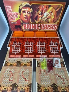 NEU 1975 The Six Million Dollar Man Bionic Crisis Spiel von Parker Brothers - Bild 1 von 17