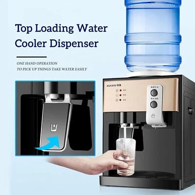 Electric Water Dispenser - 5 Gallon Cold & Hot Water Cooler, Compact Design