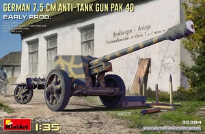 Miniart 35394 - 1/35 German 7.5cm Anti-Tank Gun PaK 40. Early Prod - Neu - Bild 1 von 1