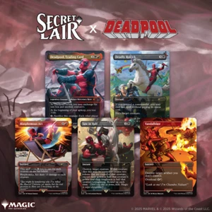 NON-FOIL Magic Secret Lair × Deadpool - IN HAND - Bild 1 von 1