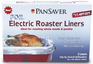 Foil Electric Roaster Liners, 3 Box Bundle (6 Liners for Roasters). Fits 16, ... - Picture 1 of 7