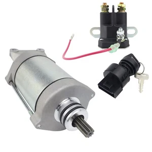 Starter Moto for Polaris Sportsman 700 2002-2004r & Relay & Ignition Key Switch - Picture 1 of 9