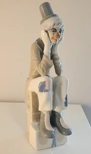 CASCADES Spain Porcelain Clown Figurine - Picture 1 of 24